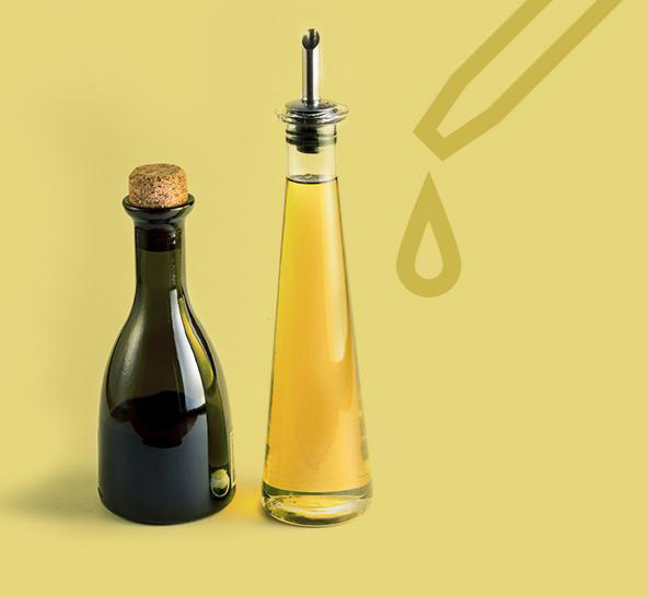 Tabla de dosificación de aceite y vinagre