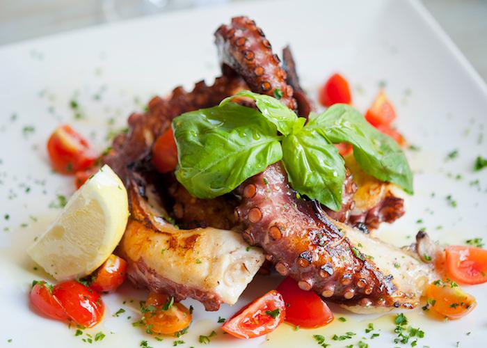 Pulpo mediterráneo al limón 