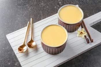 Crema de vainilla con aroma de haba tonka